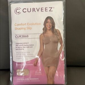 Curveez Comfort Evolution Shaping Slip - Tan